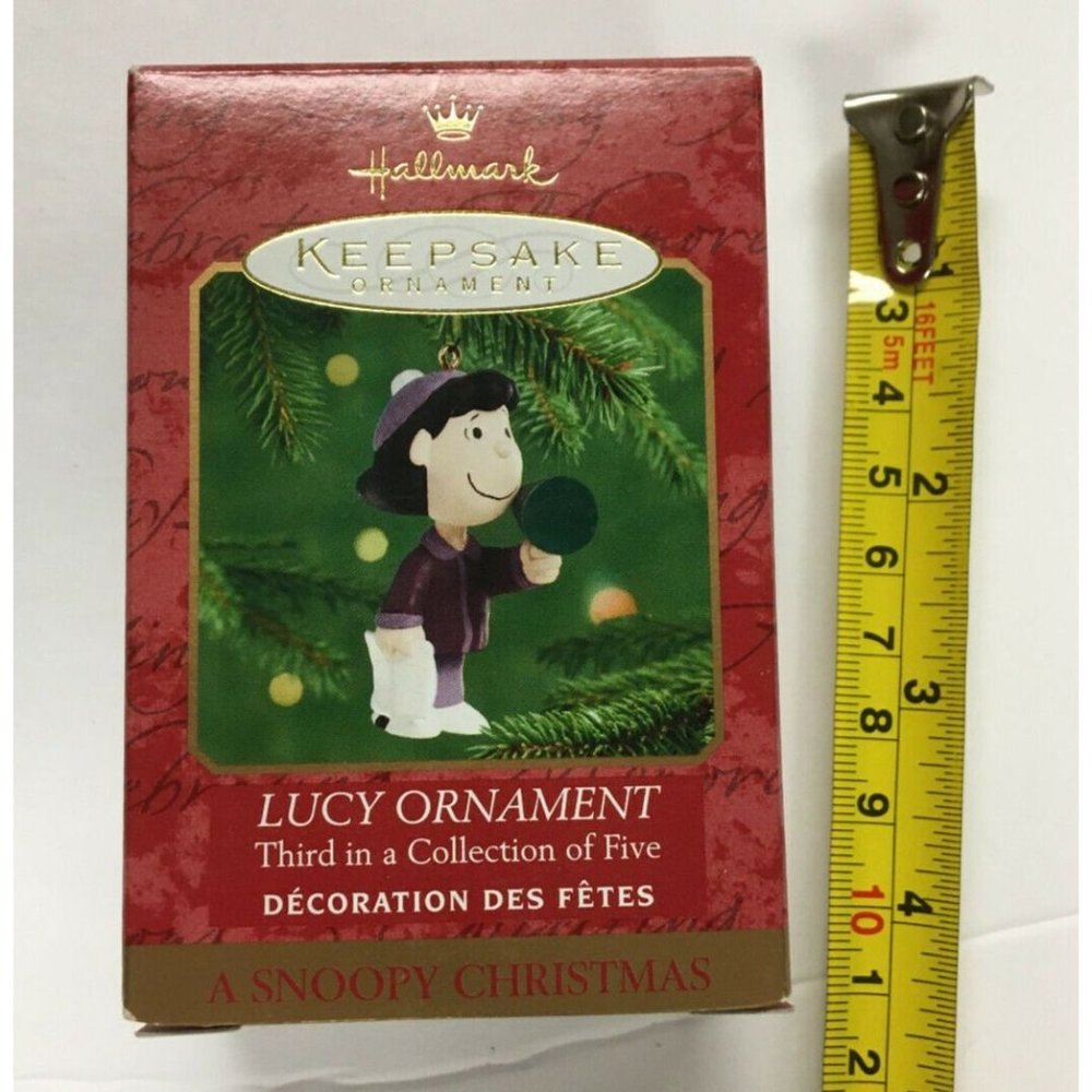 Christmas Ornament  "Lucy" Snoopy Christmas Collection Hallmark 1990s QRP4174